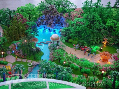  Huanggang landscape sand table model