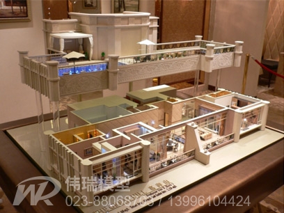  Building model making of Guilin house type